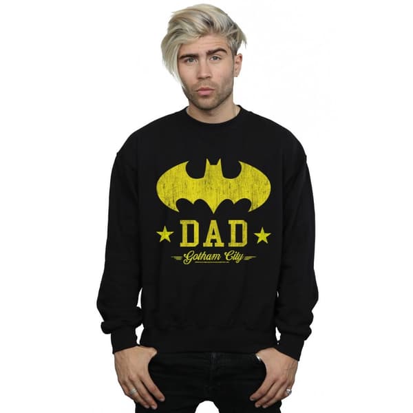 DC Comics Mens Batman I Am Bat Dad Sweatshirt