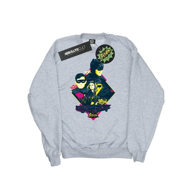 DC Comics Womens/Ladies Batman TV Series Character Pop Art Sweatshirt