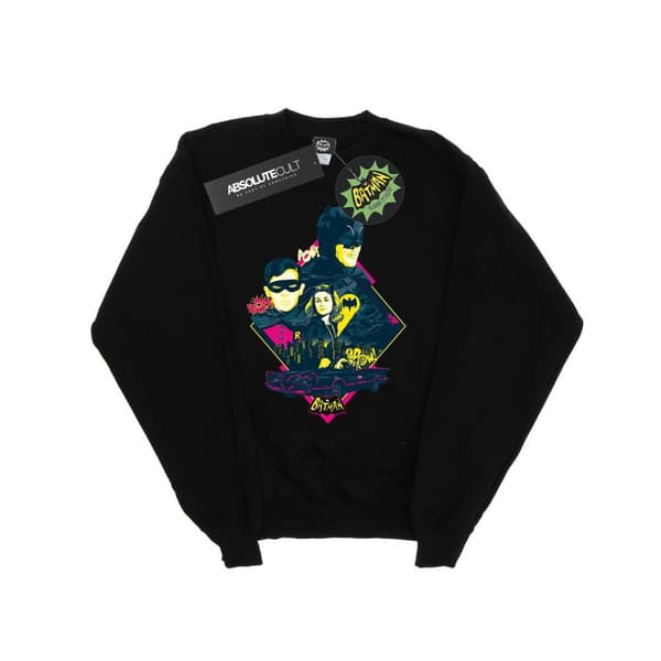 DC Comics Womens/Ladies Batman TV Series Character Pop Art Sweatshirt