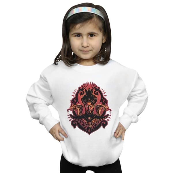 Disney Girls Aladdin Movie Jafar Snakes Sweatshirt