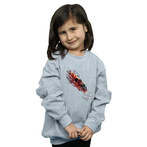Marvel Girls Avengers Iron Man Shooting Burst Sweatshirt