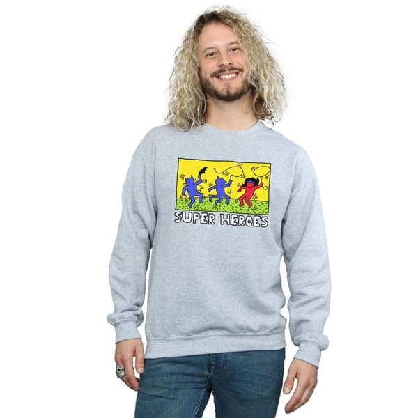 DC Comics Mens Batman Pop Art Sweatshirt