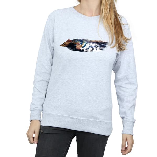 Marvel Womens/Ladies Thor Bring The Thunder Sweatshirt