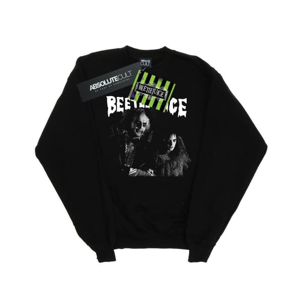 Beetlejuice Mens Monochrome Pair Sweatshirt