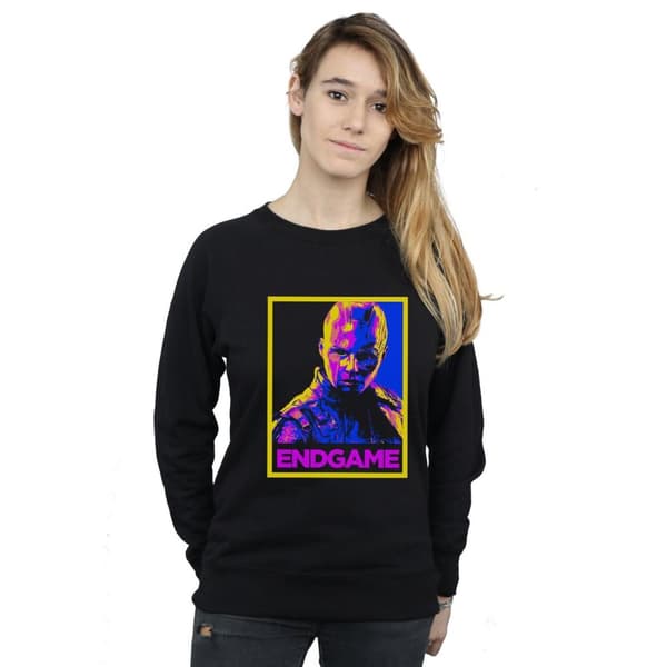 Marvel Womens/Ladies Avengers Endgame Nebula Poster Sweatshirt