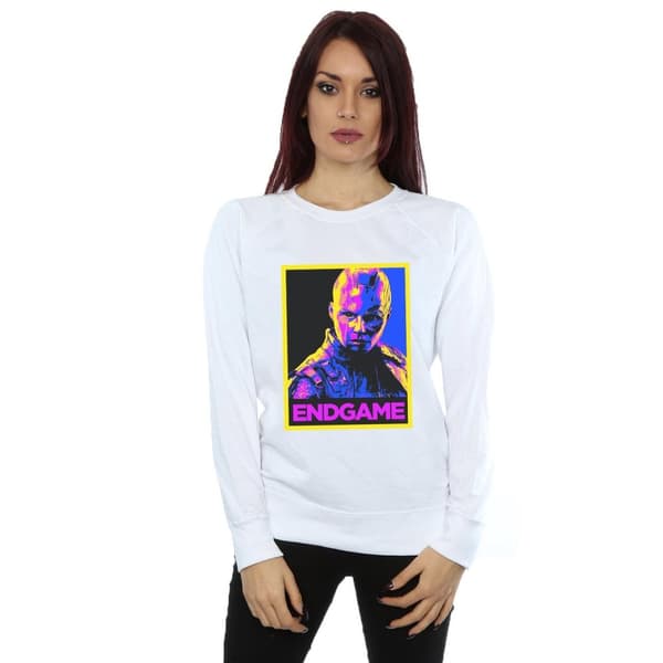 Marvel Womens/Ladies Avengers Endgame Nebula Poster Sweatshirt
