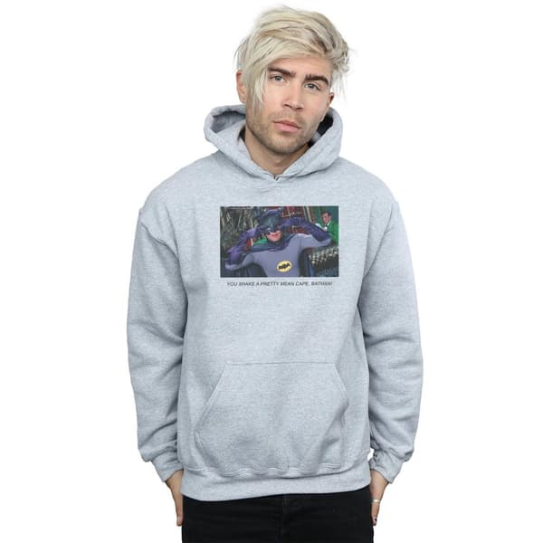 DC Comics Batman TV Series Mean Cape Hoodie för män