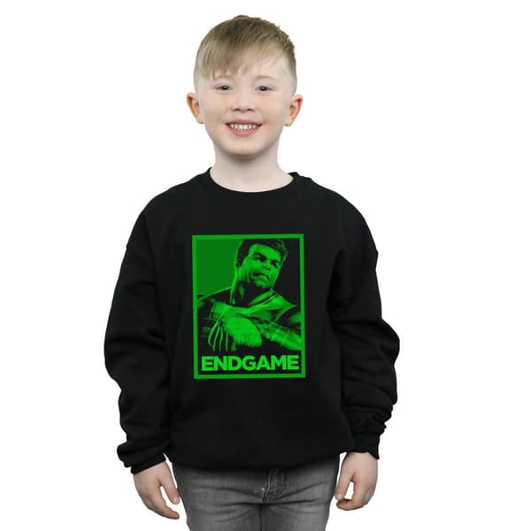Marvel Boys Avengers Endgame Hulk Poster Sweatshirt