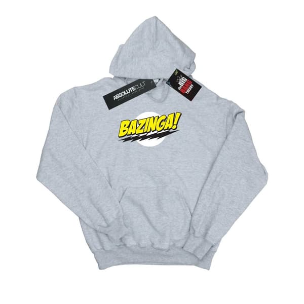The Big Bang Theory Mens Sheldon Bazinga Hoodie