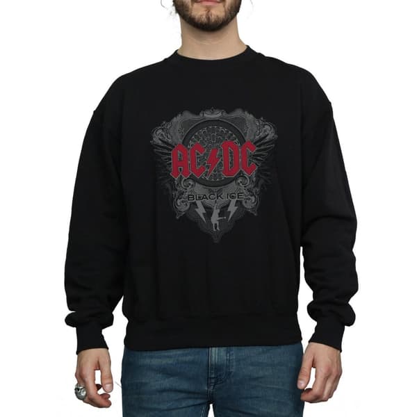 AC/DC Svart is med röd tröja, herr