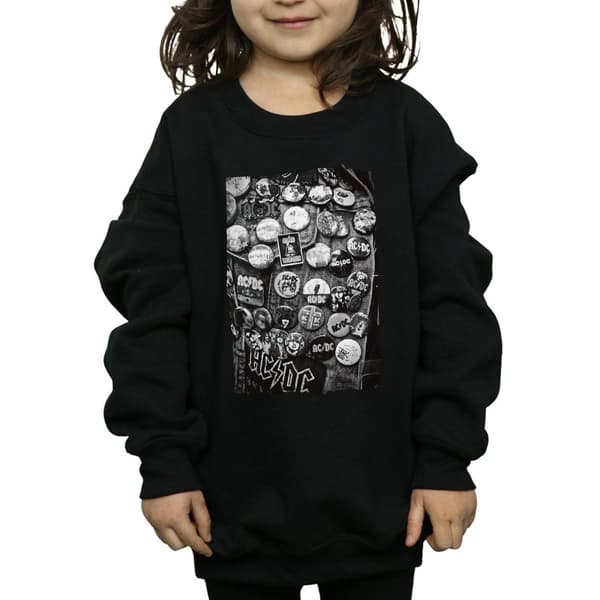 AC/DC Sweatshirt med Badges-kollektion för flickor