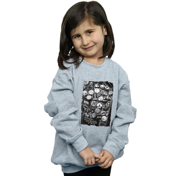 AC/DC Sweatshirt med Badges-kollektion för flickor
