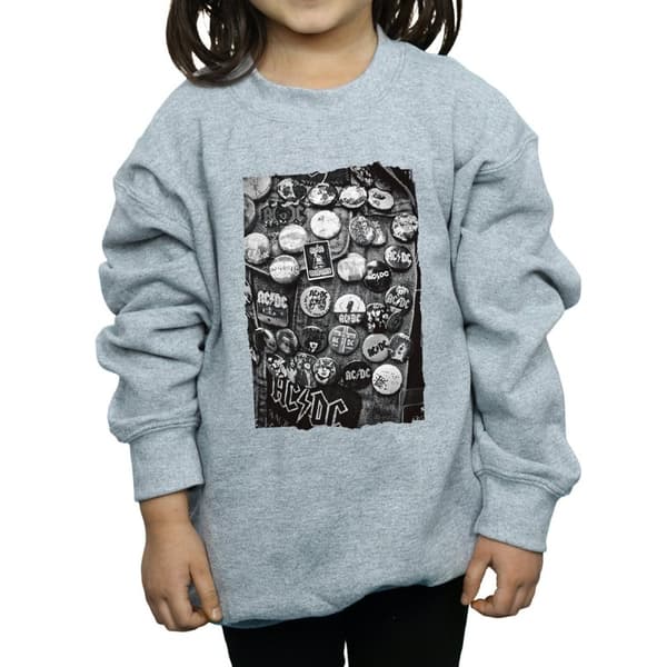 AC/DC Sweatshirt med Badges-kollektion för flickor