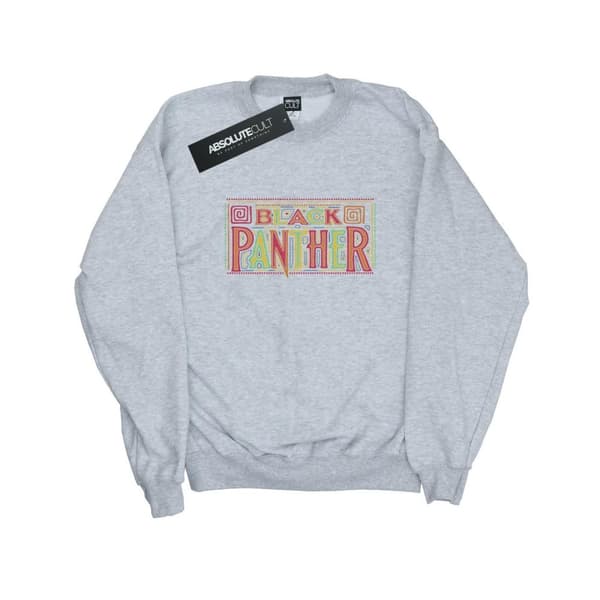 Marvel Sweatshirt med Tribal-logga från Black Panther - dam/dam