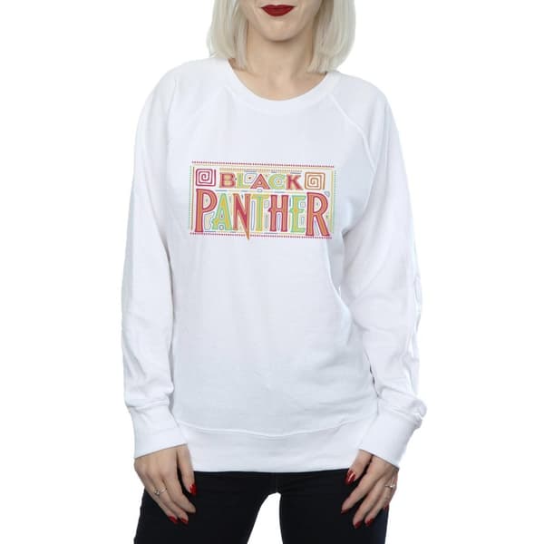 Marvel Sweatshirt med Tribal-logga från Black Panther - dam/dam