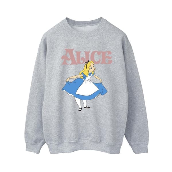 Disney Womens/Ladies Alice In Wonderland Take A Bow Sweatshirt