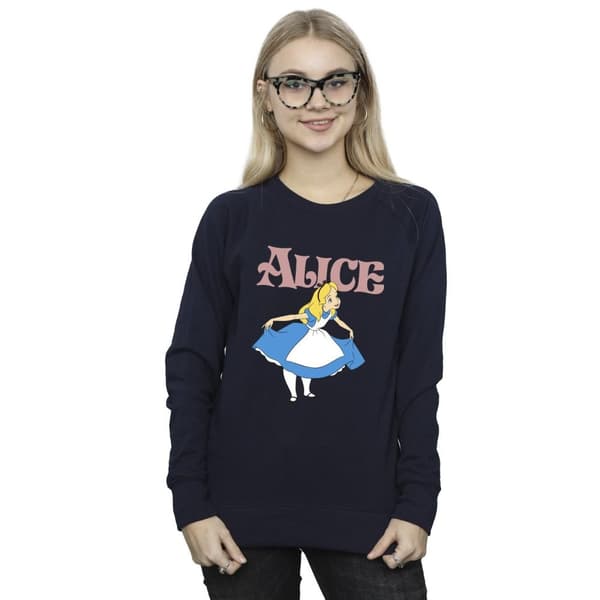 Disney Womens/Ladies Alice In Wonderland Take A Bow Sweatshirt