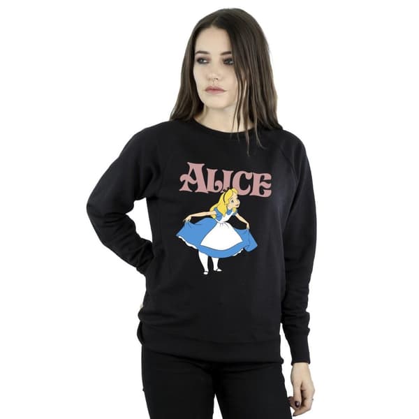 Disney Dam/Tjej Alice In Wonderland Take A Bow Sweatshirt