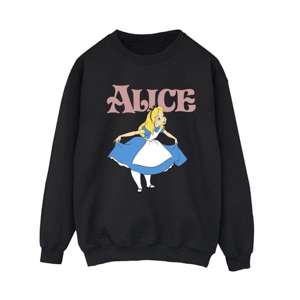 Disney Dam/Tjej Alice In Wonderland Take A Bow Sweatshirt