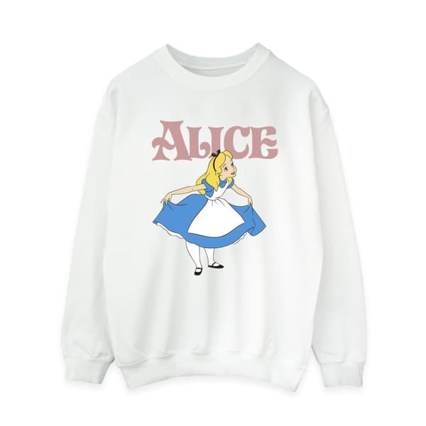 Disney Womens/Ladies Alice In Wonderland Take A Bow Sweatshirt