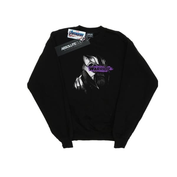 Marvel Girls Avengers Endgame Thanos Warrior Sweatshirt Black 9-11 Years