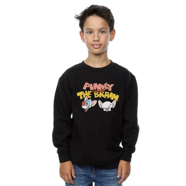 Animaniacs Boys Pinky And The Brain Heads Sweatshirt