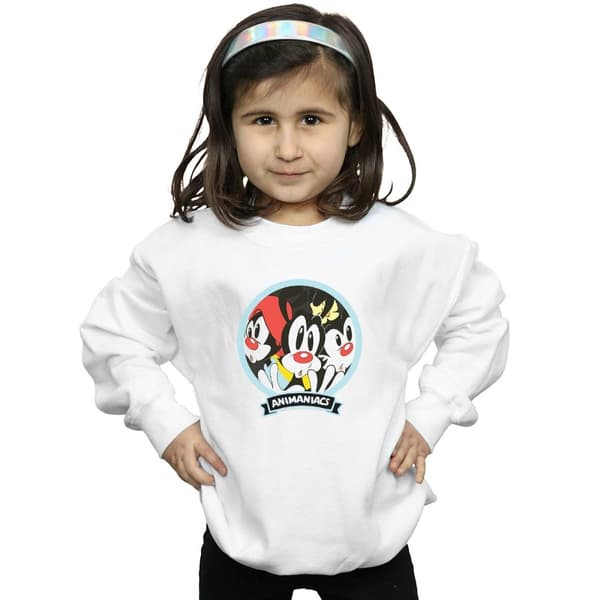 Animaniacs Girls Fisheye Group Sweatshirt