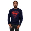 Miniatyrbilde 1 av 5: DC Comics Mens Batman v Superman Geo Logo Sweatshirt