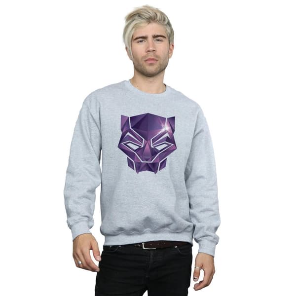 Marvel Mens Avengers Infinity War Black Panther Geometric Sweatshirt