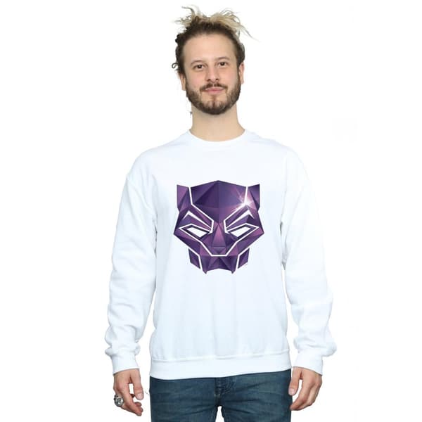 Marvel Mens Avengers Infinity War Black Panther Geometric Sweatshirt
