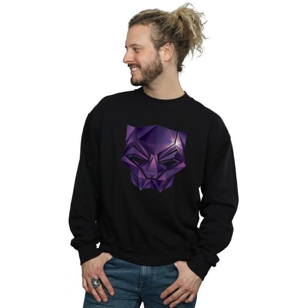 Marvel Mens Avengers Infinity War Black Panther Geometric Sweatshirt