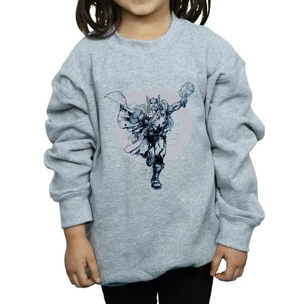 Marvel Girls Thor Circle Sweatshirt