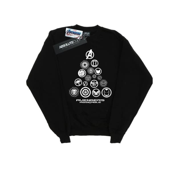 Marvel Boys Avengers Endgame Pyramid Icons Sweatshirt