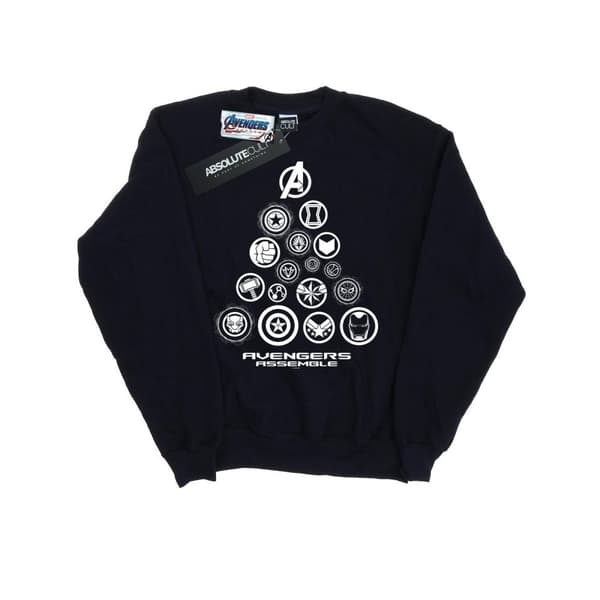 Marvel Boys Avengers Endgame Pyramid Icons Sweatshirt