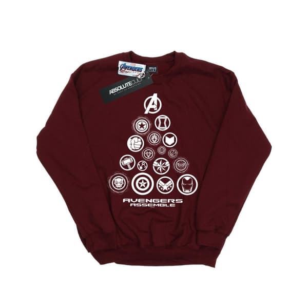 Marvel Boys Avengers Endgame Pyramid Icons Sweatshirt