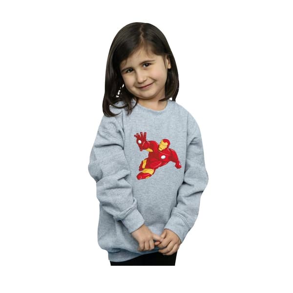 Marvel Girls Iron Man Simple Sweatshirt