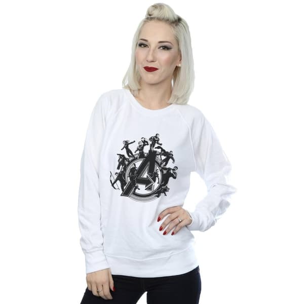 Marvel Dam/Tjej Avengers Endgame Hero Circle Sweatshirt