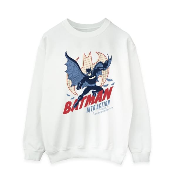 DC Comics Batman Into Action-tröja för herrar