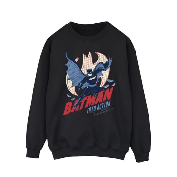 DC Comics Batman Into Action-tröja för herrar