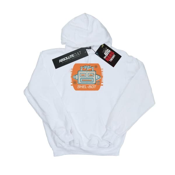 The Big Bang Theory Herr Shel-Bot Icon Hoodie White XXL