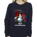 Miniatyrbild 3 av 4: Disney Sweatshirt med blommor från Alice i underlandet - dam/dam