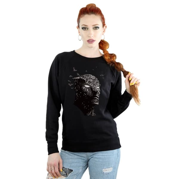 Marvel Sweatshirt - Svarta pantrarna - Tribe Mask, dam/dam