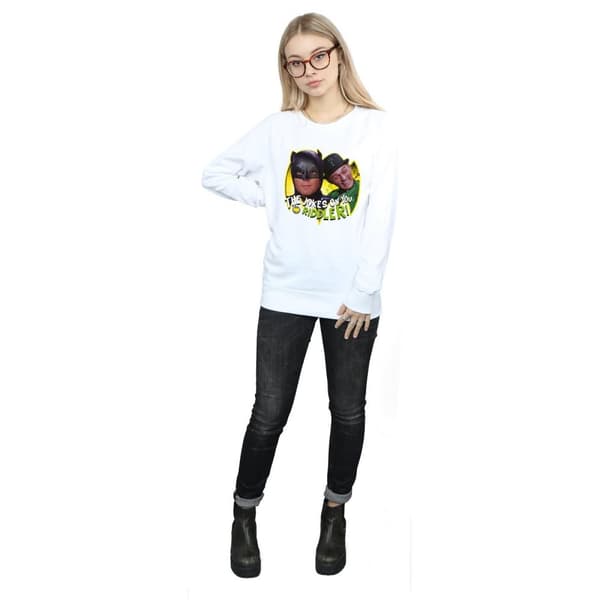 DC Comics Dam/Tjej Batman TV Series The Riddler Joke Sweatshirt