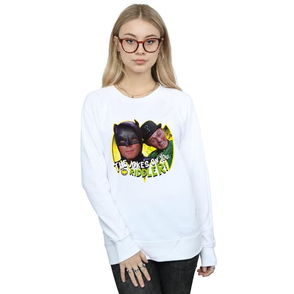 DC Comics Dam/Tjej Batman TV Series The Riddler Joke Sweatshirt