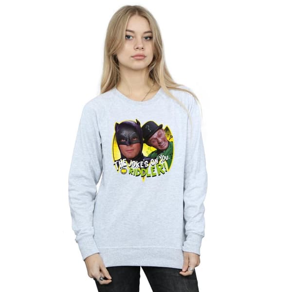 DC Comics Dam/Tjej Batman TV Series The Riddler Joke Sweatshirt