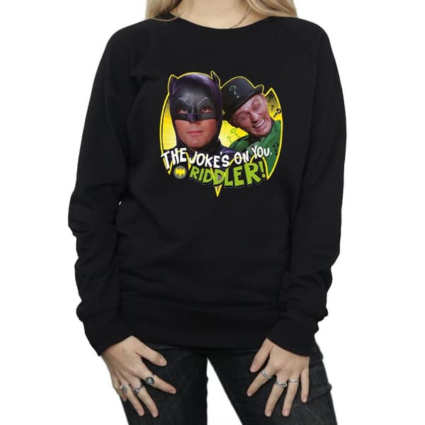 DC Comics Dam/Tjej Batman TV Series The Riddler Joke Sweatshirt