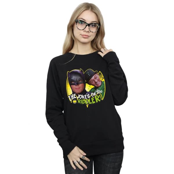 DC Comics Dam/Tjej Batman TV Series The Riddler Joke Sweatshirt