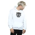 Miniatyrbilde 2 av 5: Marvel Mens Black Panther Black On Black Hoodie
