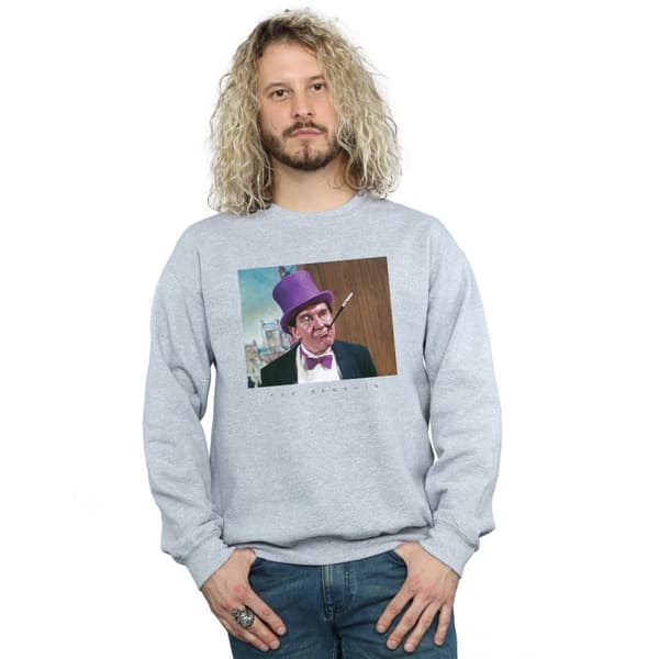 DC Comics Batman TV Series The Penguin Photograph Sweatshirt för män