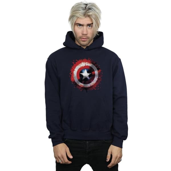 Marvel Herr Avengers Captain America Art Shield Hoodie